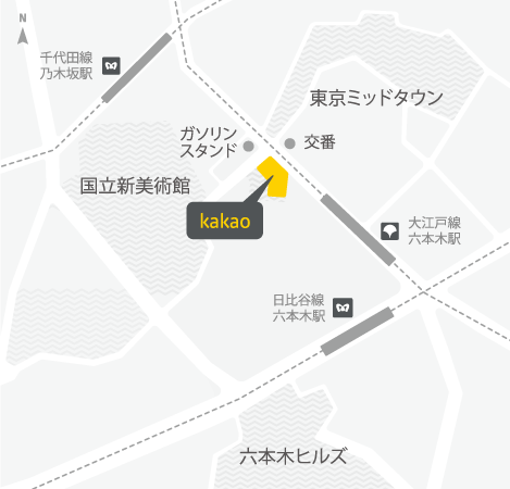 株式会社カカオジャパン地図